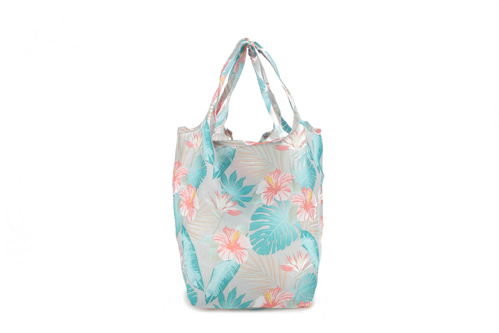 Foldable Bag Joy Floral Mixed Blue