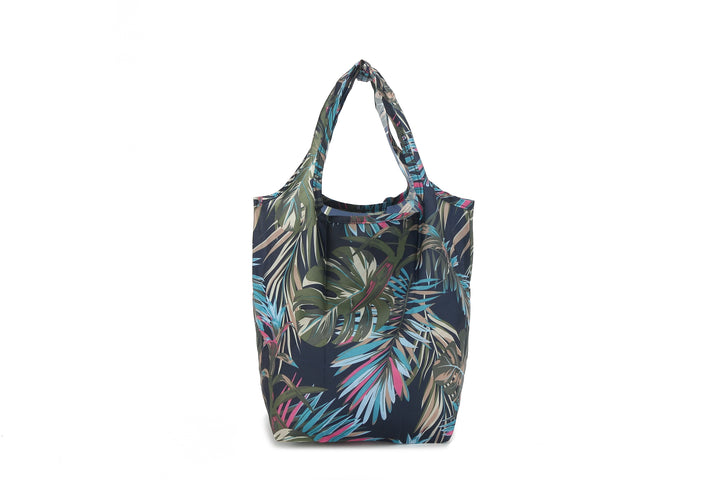 Foldable Bag Joy Monstera Navy