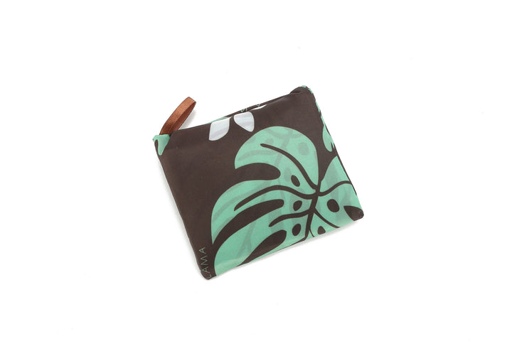 Foldable Bag Joy Monstera Brown