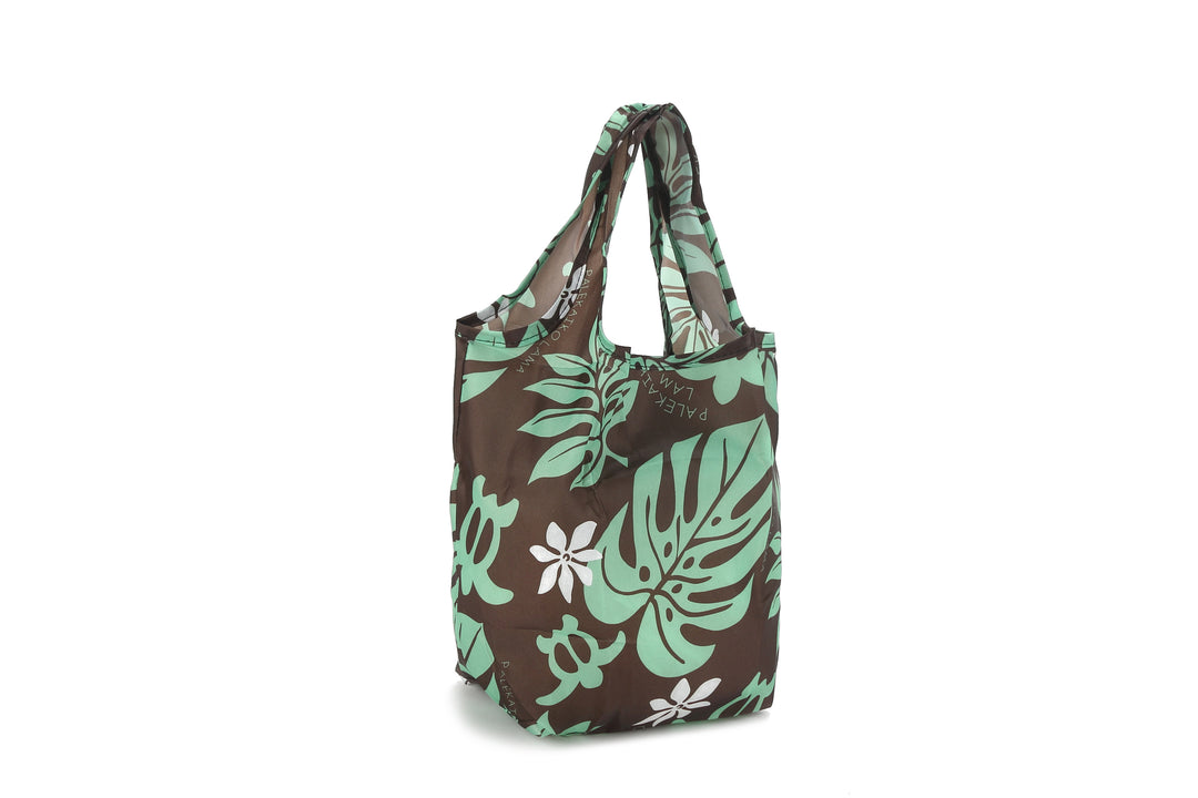 Foldable Bag Joy Monstera Brown