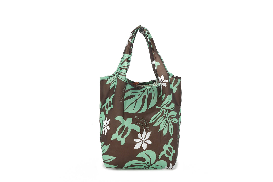 Foldable Bag Joy Monstera Brown