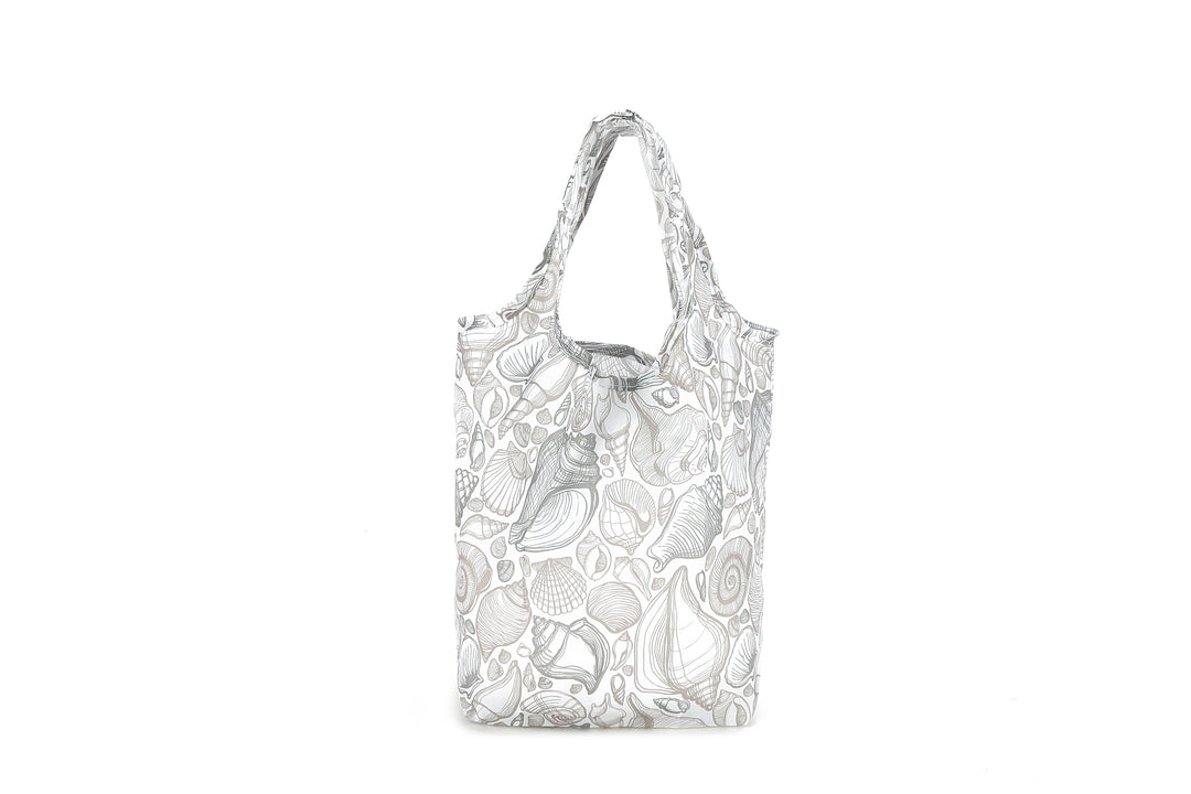 Foldable Bag Joy Seashells Grey
