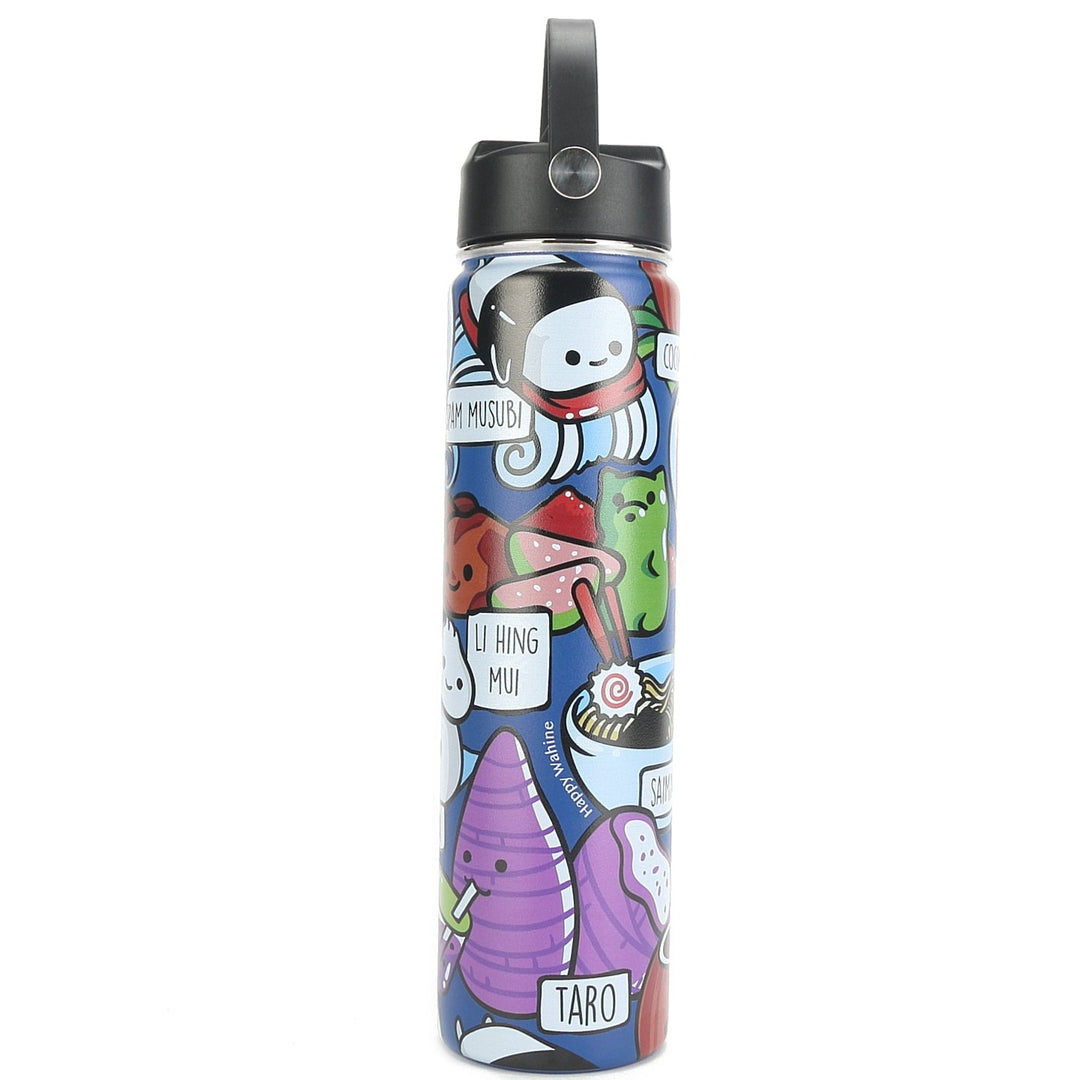 Insulated Water Bottle 24oz Craving Hawaii Blue