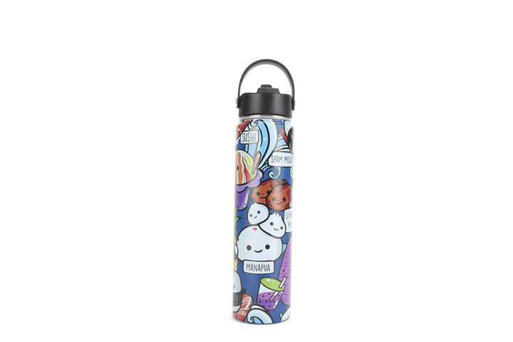 Insulated Water Bottle 24oz Craving Hawaii Blue