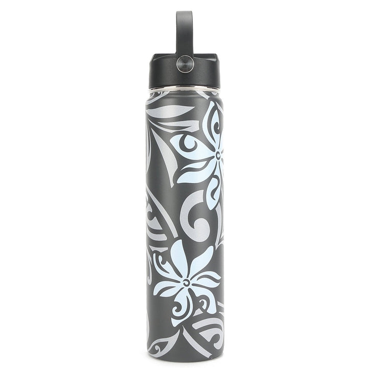 Insulated Water Bottle 24oz Tiare Infinity Grey