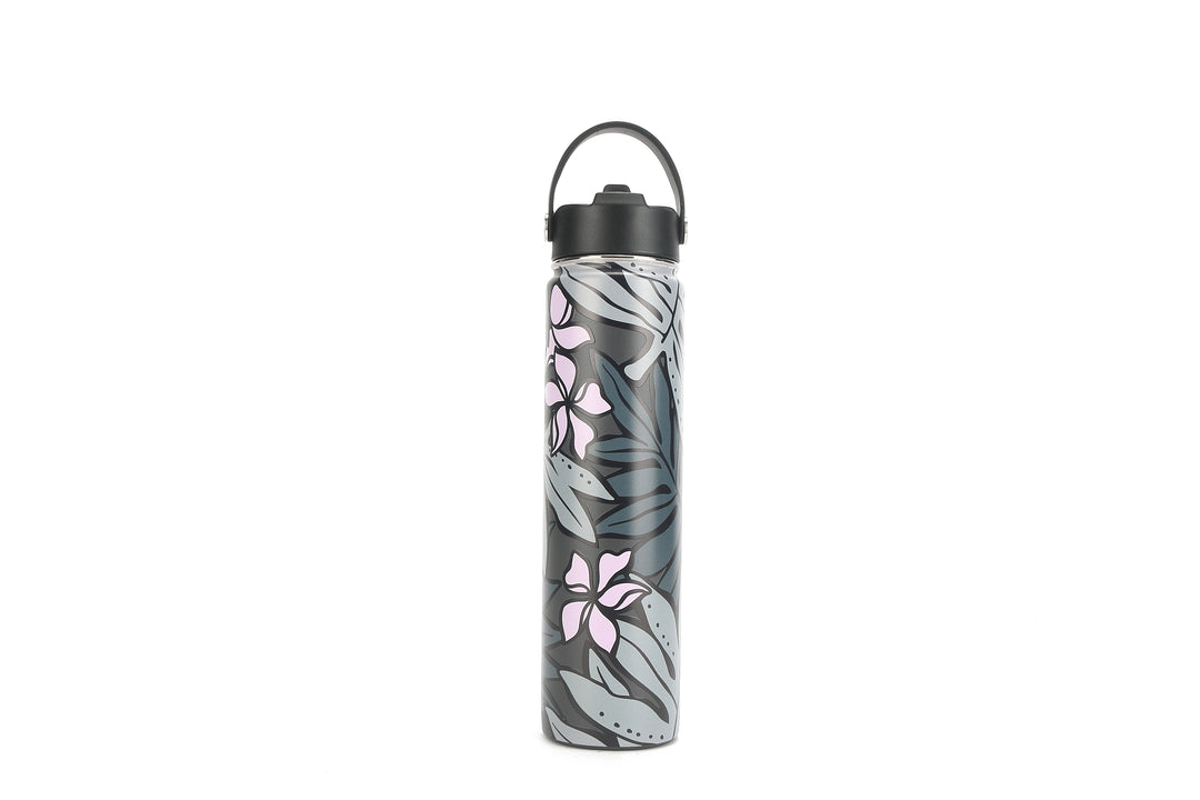 Insulated Water Bottle 24oz Lauaʻe Grey