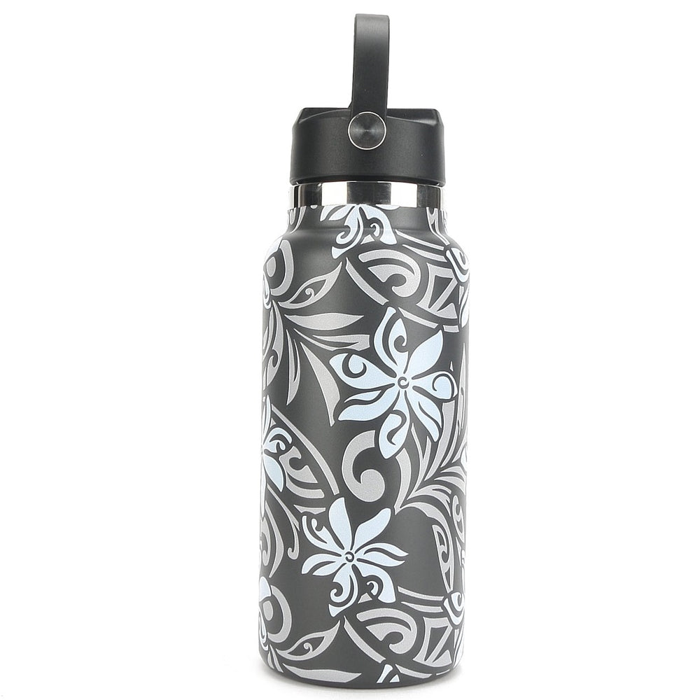 Insulated Water Bottle 40oz Shave Ice White – Happy Wahine