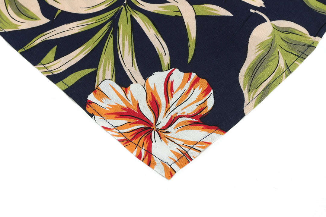 Coverup Nikki Hibiscus Monstera Navy