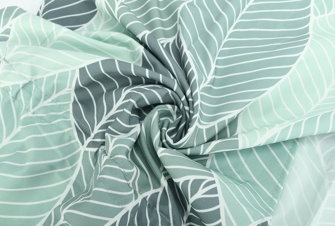 Coverup Nikki Belt Palm Leave Stripes Green