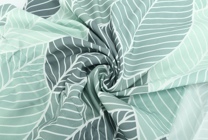 Coverup Nikki Belt Palm Leave Stripes Green