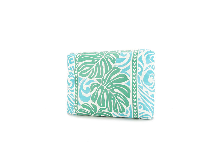 Pouch Medium Wai Wai Monstera Green