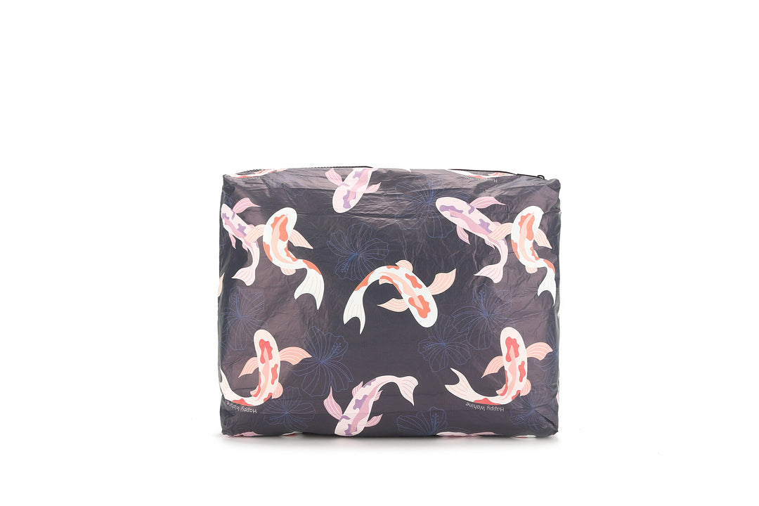 Pouch Large Wai Wai Koi Navy