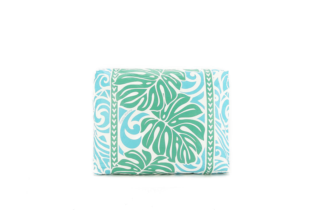 Pouch Large Wai Wai Monstera Green