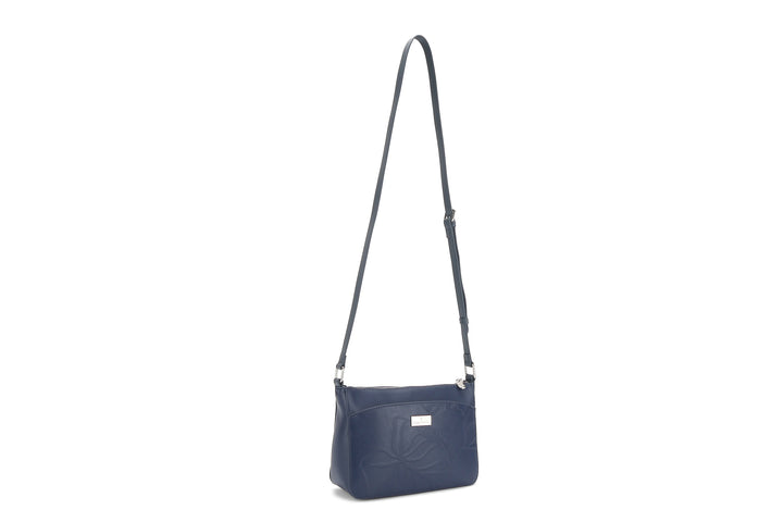 Crossbody Brittney Kalo Embossed Navy