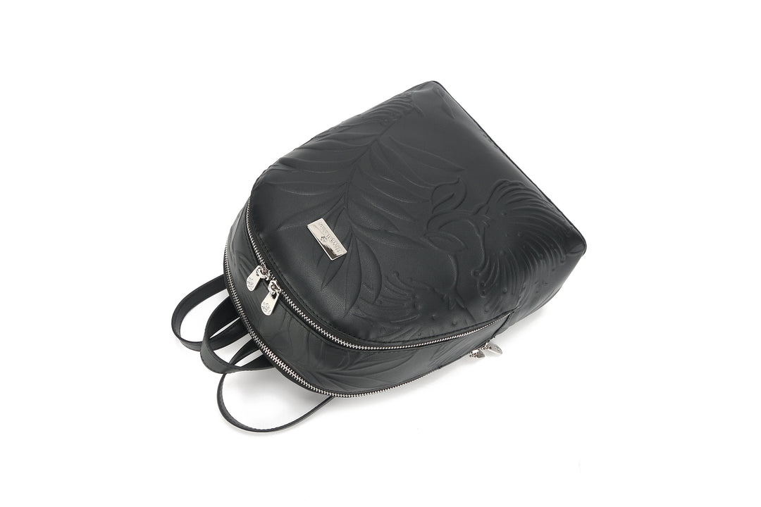 Backpack Tiffany Lehua Embossed Black