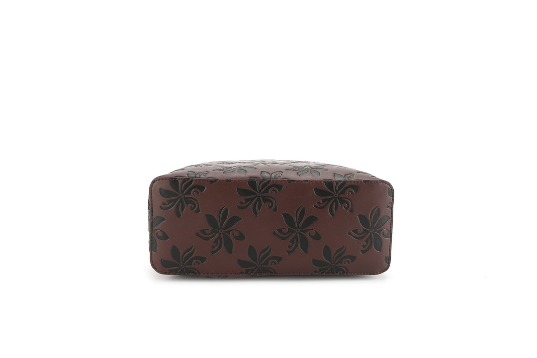 Backpack Tiffany Tiare Brown Embossed