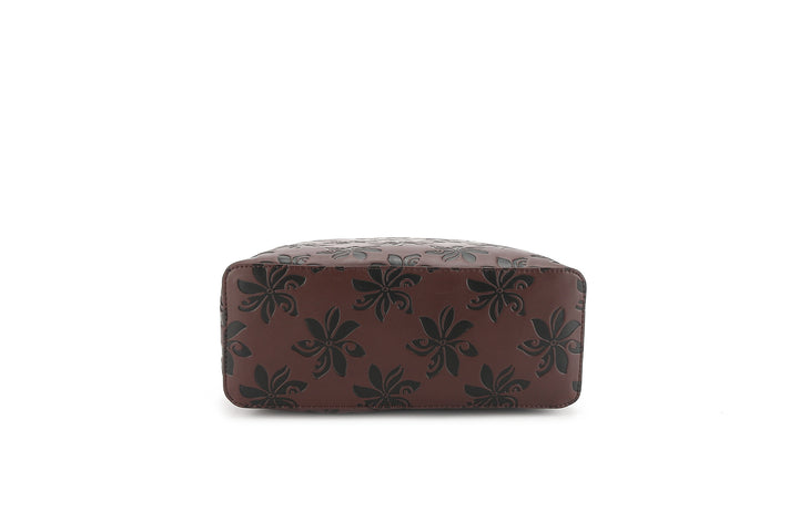 Backpack Tiffany Tiare Brown Embossed