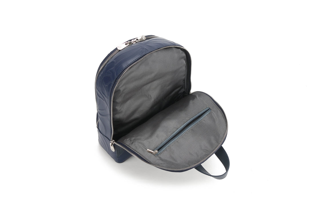 Backpack Tiffany Kalo Embossed Navy