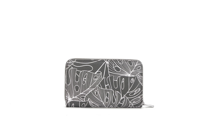 Wallet Chloe Monstera Lines Grey