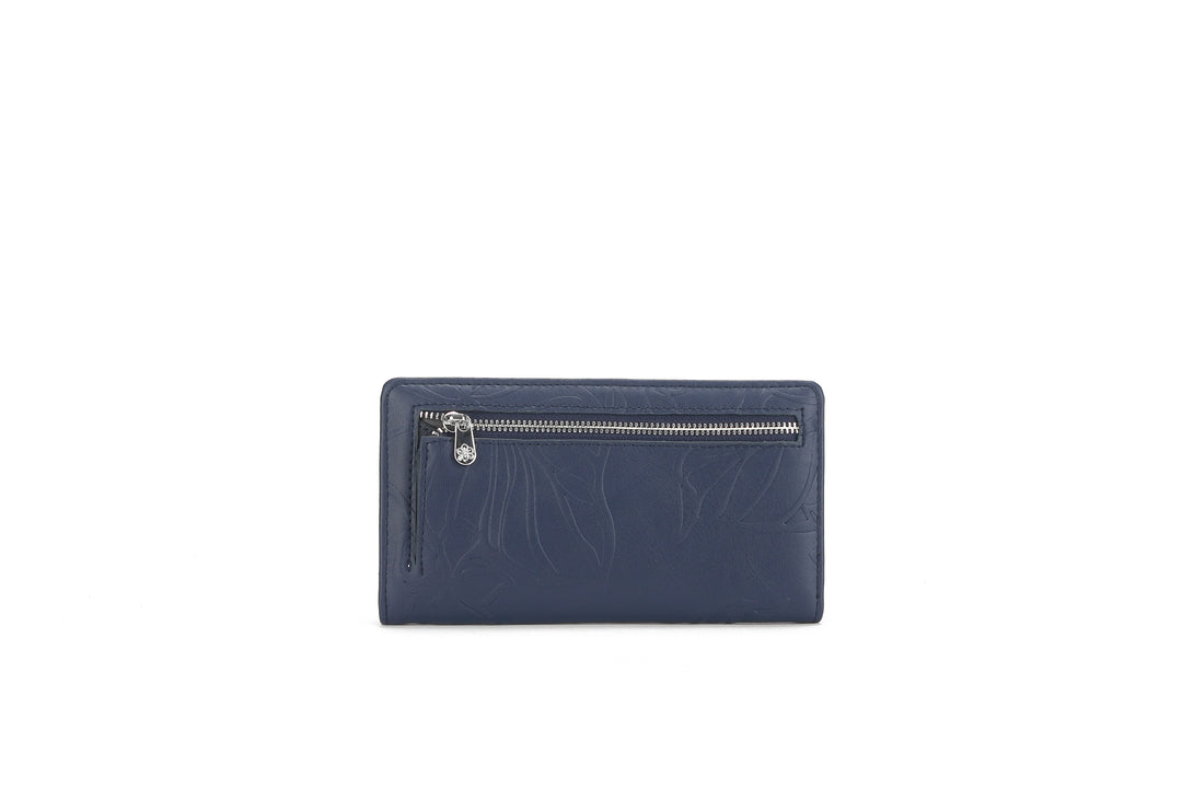 Wallet Teyla Kalo Embossed Navy