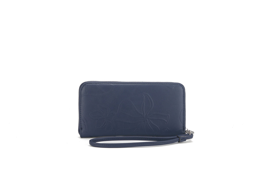 Wallet Kaylee Kalo Embossed Navy
