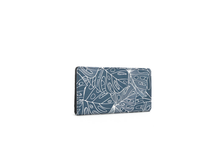 Wallet Teyla Monstera Lines Navy