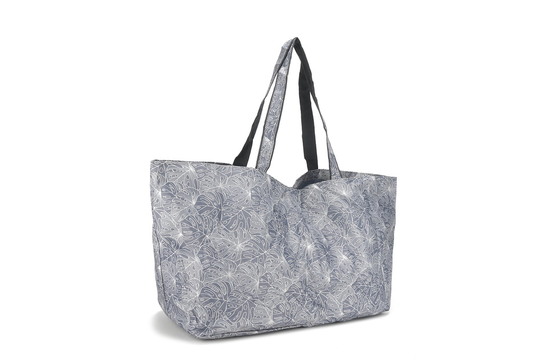 Carry-All Tote Monstera Lines Grey