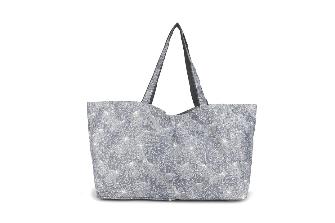 Carry-All Tote Monstera Lines Grey
