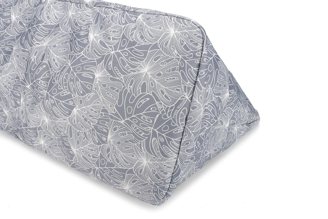 Carry-All Tote Monstera Lines Grey