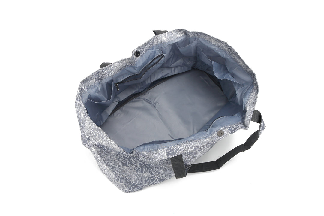 Carry-All Tote Monstera Lines Grey