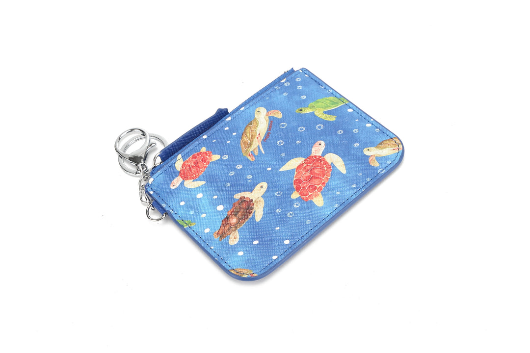Card Case May Local Turtles Blue