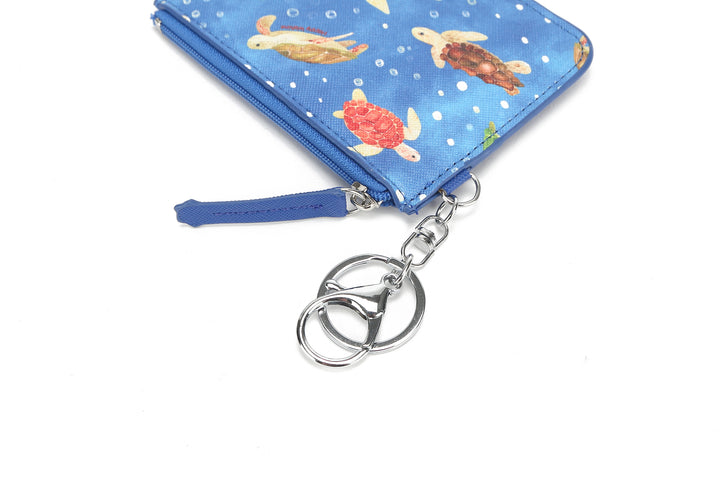 Card Case May Local Turtles Blue