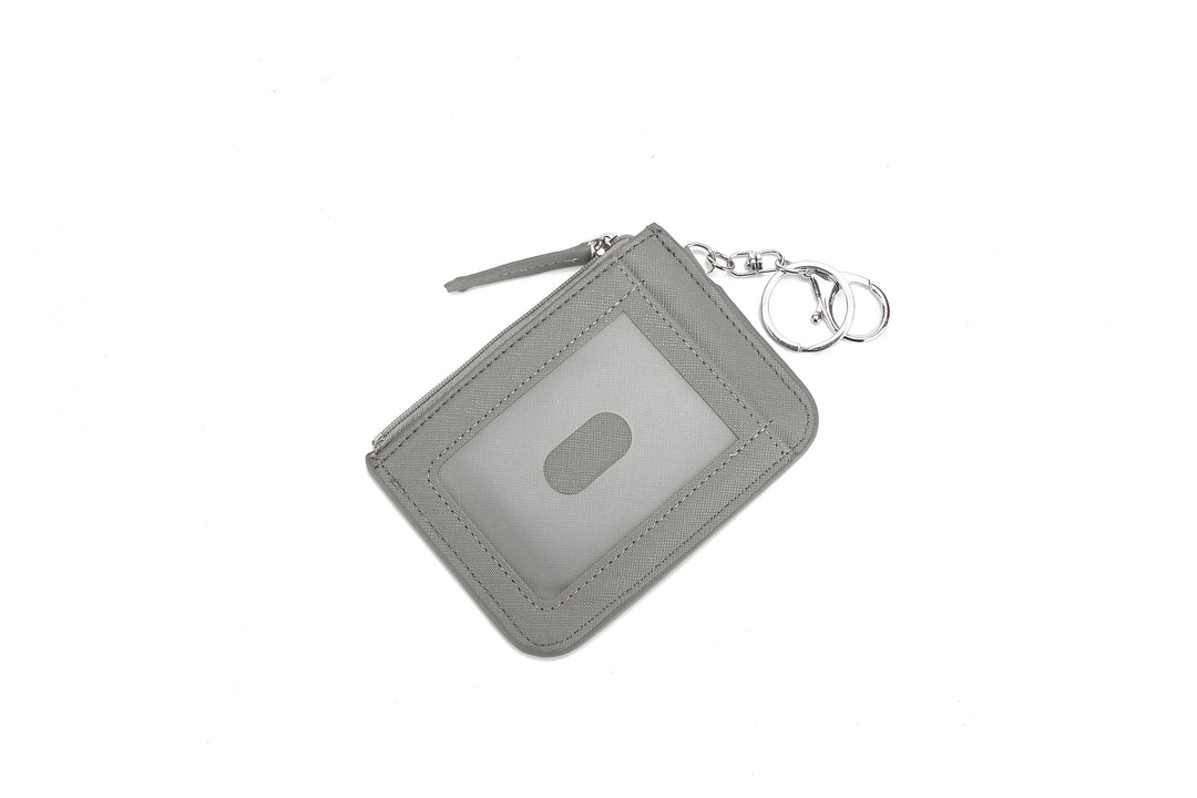 Card Case May Monstera Lines Grey