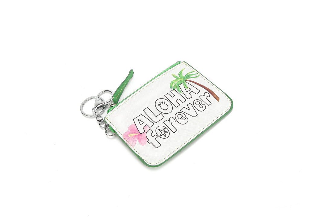 Card Case May Aloha Forever White
