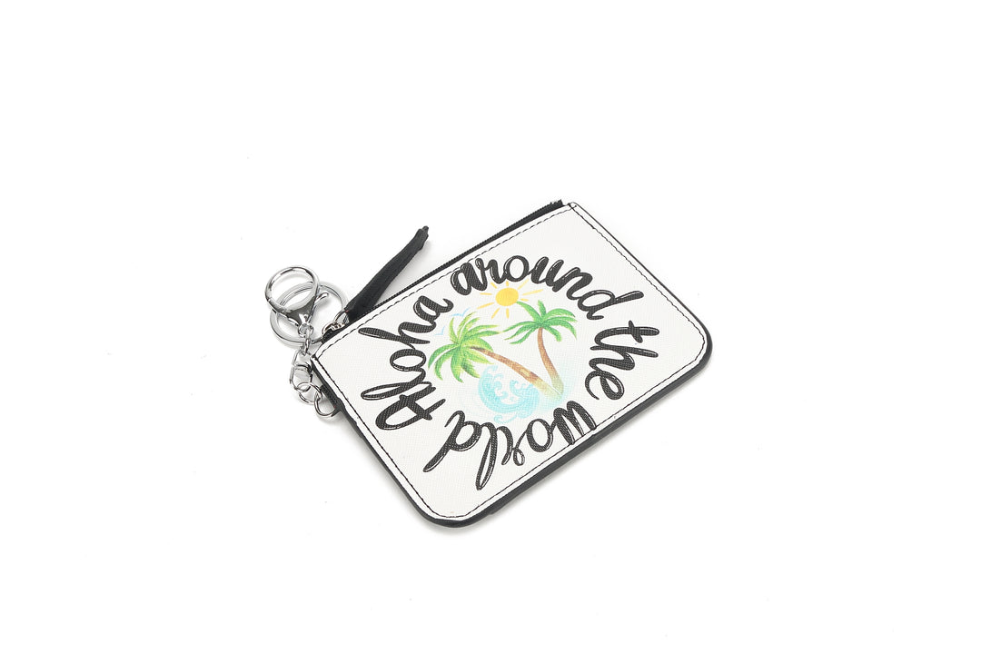 Card Case May Aloha Around the World White