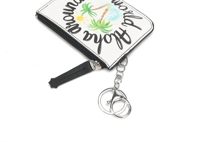 Card Case May Aloha Around the World White