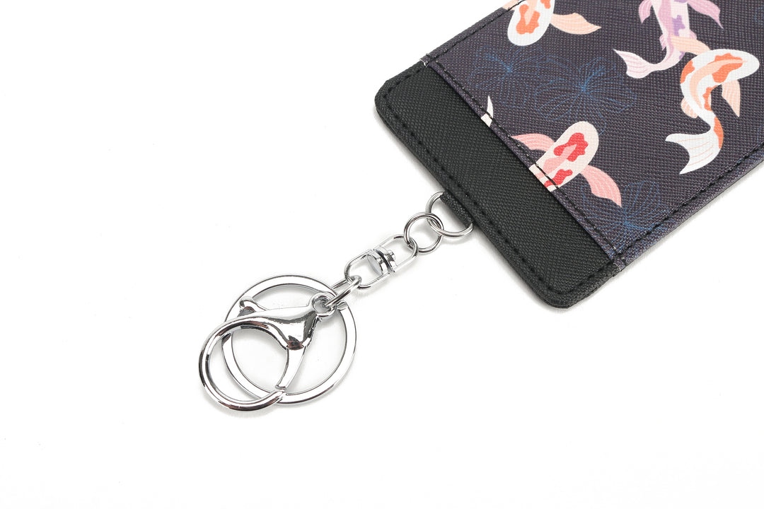 Card Case April Koi Navy