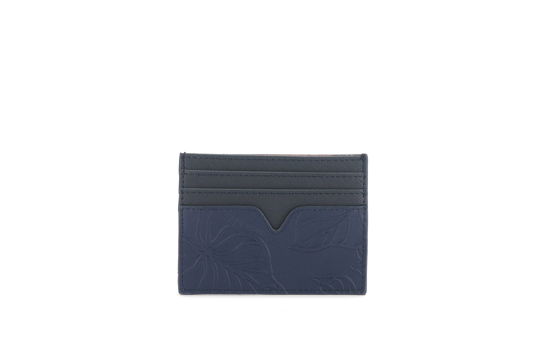 Card Case Meilany Kalo Embossed Navy