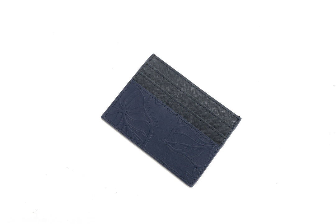 Card Case Meilany Kalo Embossed Navy