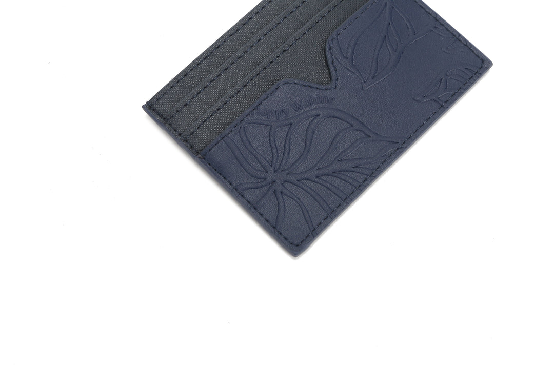 Card Case Meilany Kalo Embossed Navy