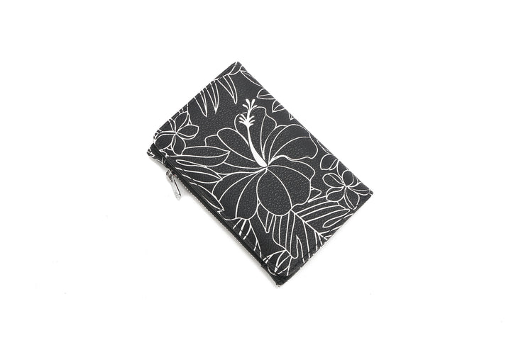 Wallet Joanne Hibiscus Lines Black