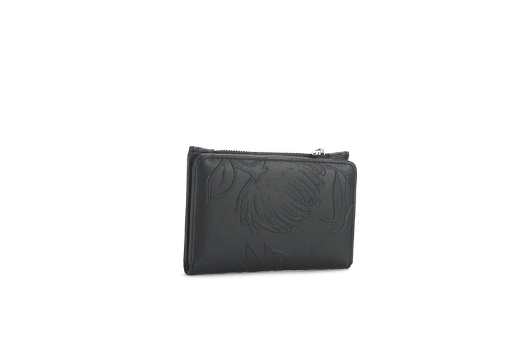 Wallet Joanne Lehua Embossed Black