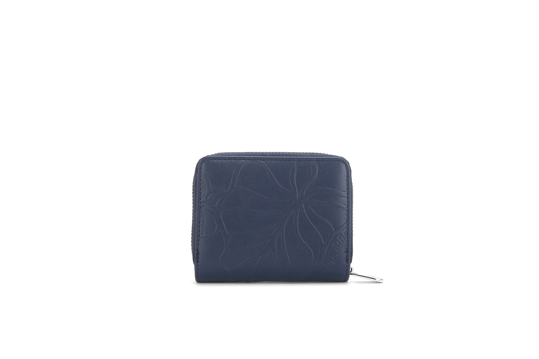 Wallet Meily Kalo Embossed Navy