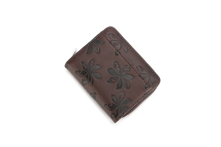 Wallet Meily Tiare Embossed Brown Black