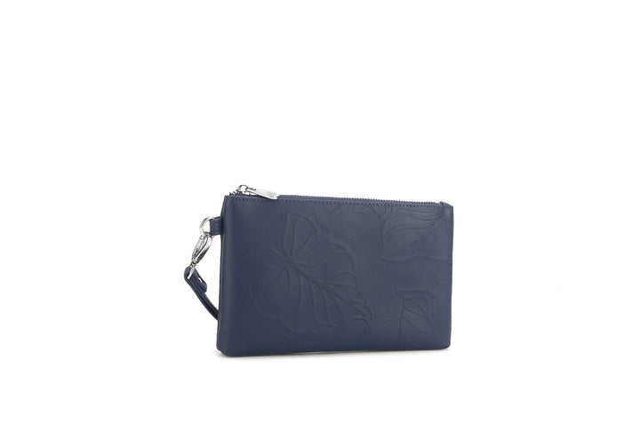 Wristlet Melody Kalo Embossed Navy