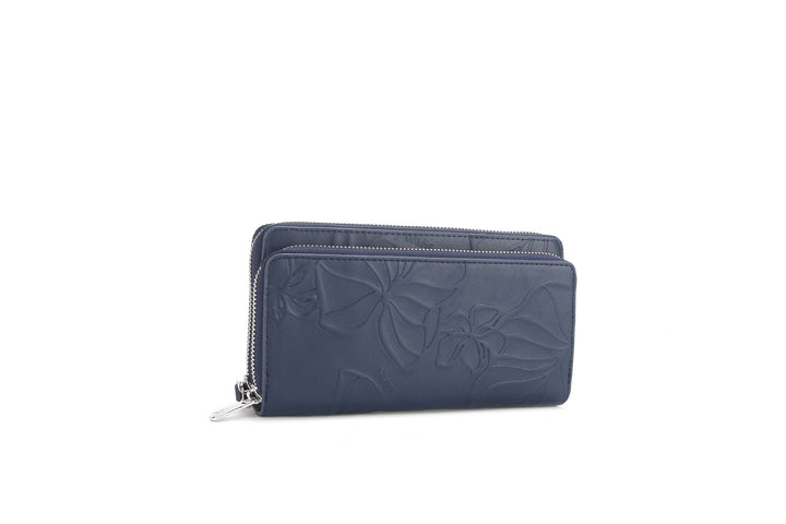 Wristlet Allison Kalo Embossed Navy