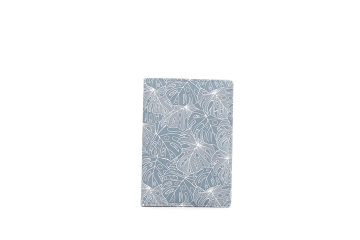 Passport Case Monstera Lines Grey