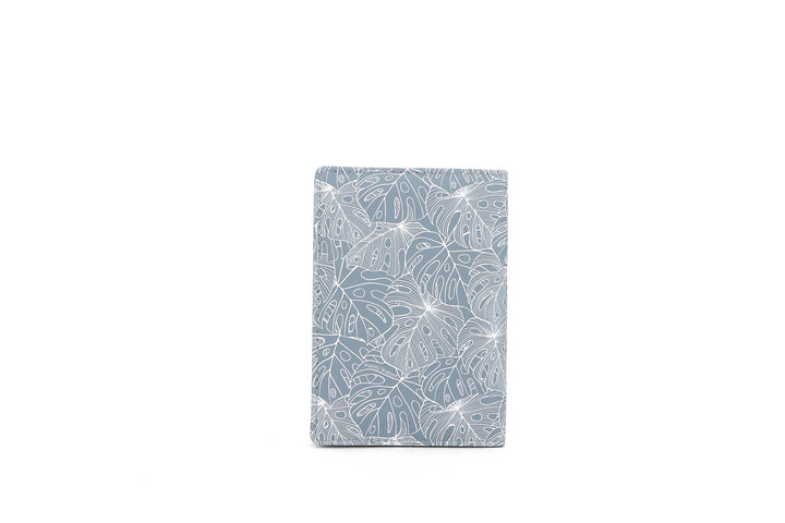 Passport Case Monstera Lines Grey