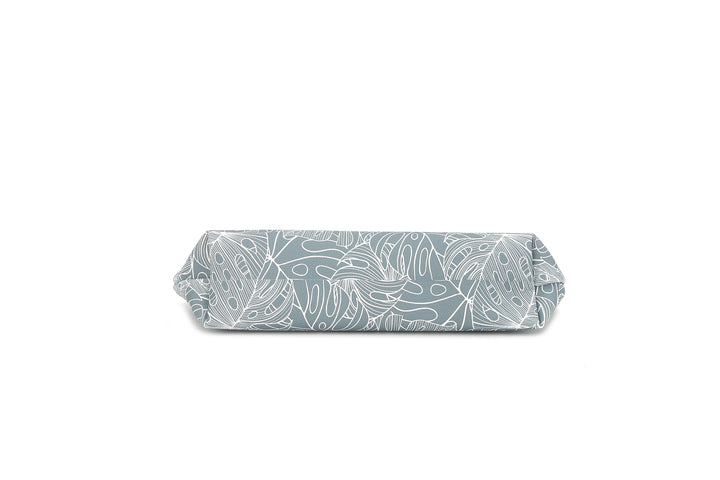 Pouch Pencil Monstera Lines Grey