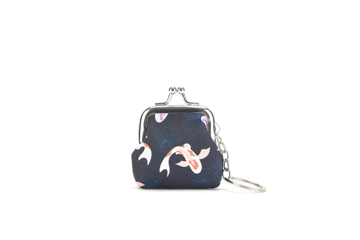 Pouch Coin Small Koi Navy